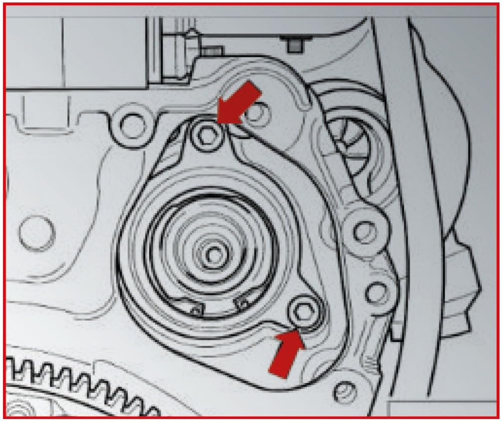 KS Tools 700.1900 VW Wasserpumpen-Demontage-Werkzeugsatz, 3-tlg.