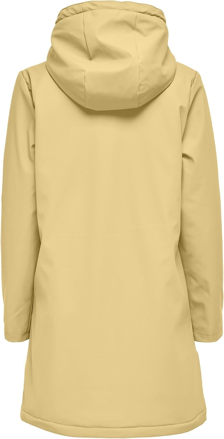 ONLY female Regenmantel Langer Regenjacke XS Jojoba, XS Jojoba