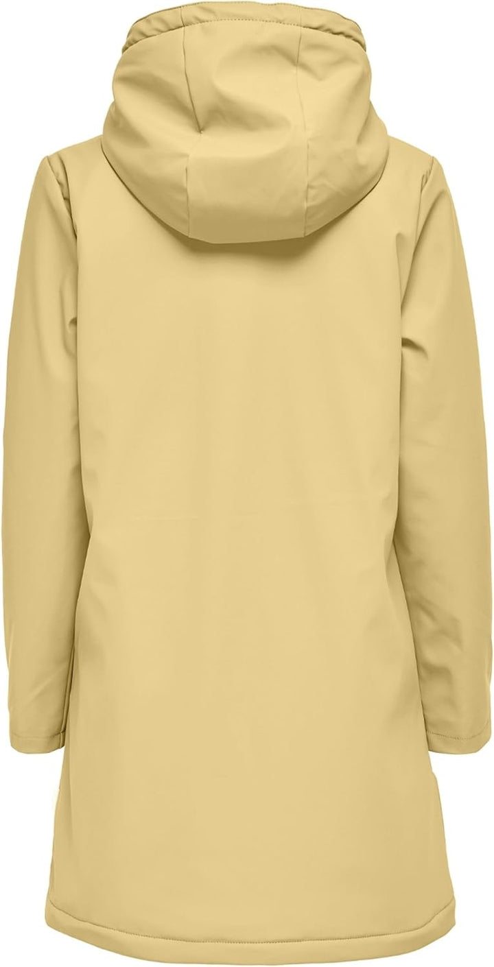 ONLY female Regenmantel Langer Regenjacke XS Jojoba, XS Jojoba