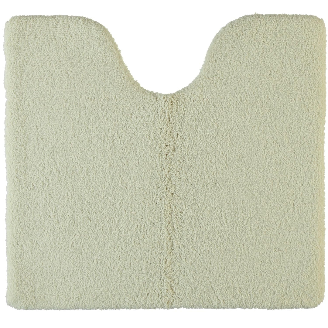 Rhomtuft Badteppiche Square beige - 42 Toilettenvorlage mit Ausschnitt 55x60 cm, Toilettenvorlage mi