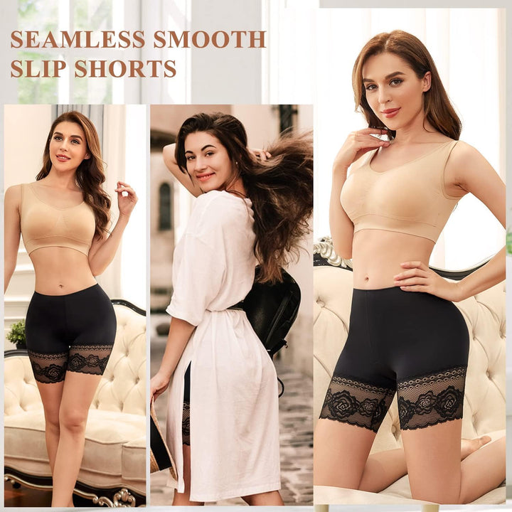 Joyshaper Unterhosen Damen Unter Rock Kurze Hose Anti Chafing Anti Scheuer Shorts Radlerhose für Kle