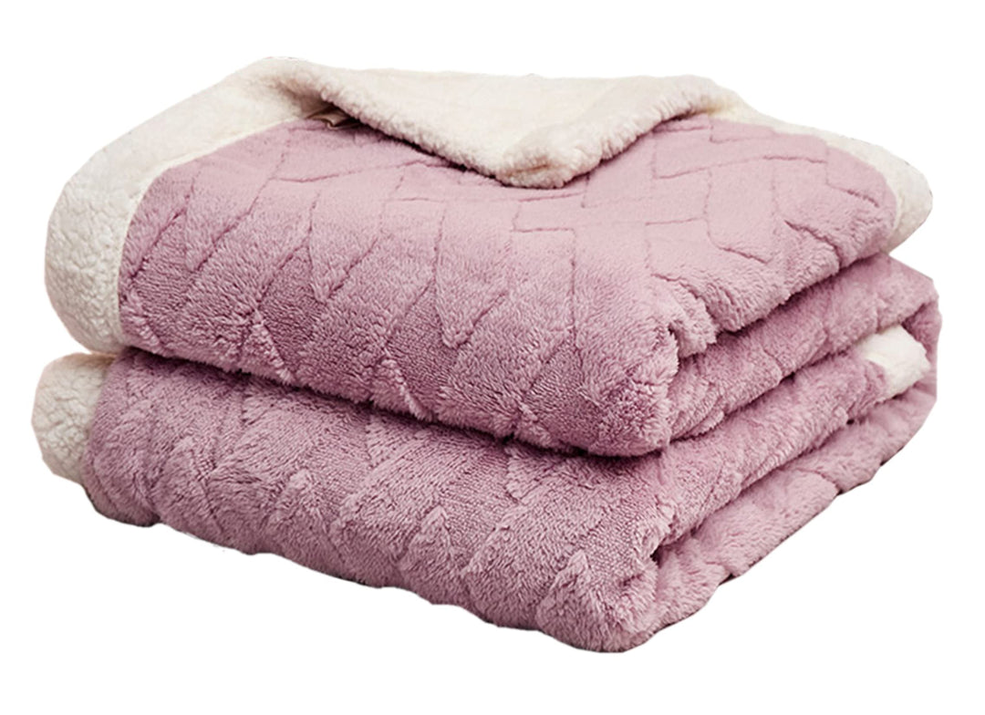 Hayisugal Flauschige Sherpa Kuscheldecke - hochwertige Schafdecke, super weiche Fleecedecke als Sofa