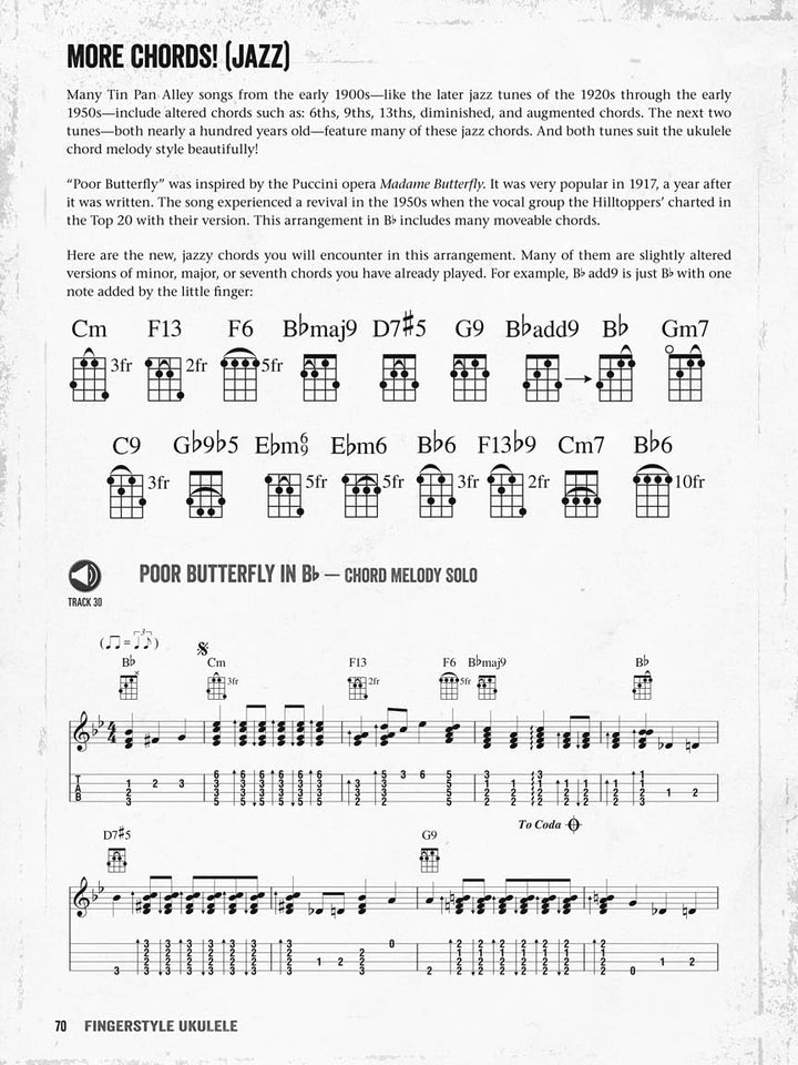 Fingerstyle Ukulele: A Method & Songbook for Fingerpicking Backup & Solos, Taschenbuch