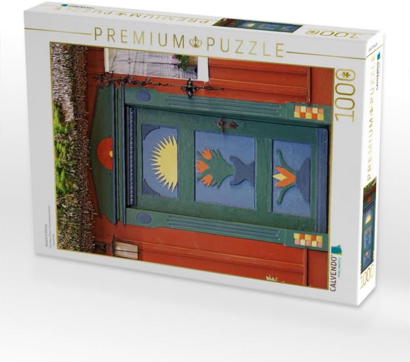 CALVENDO Puzzle Haustür in Prerow 1000 Teile Lege-Grösse 48 x 64 cm Foto-Puzzle Bild von Veronika Ri