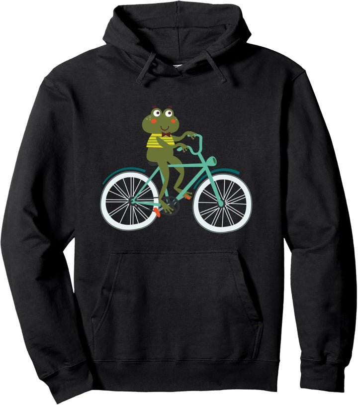 Frosch Fahrrad Fahren Radfahrer Radsport Geschenk Pullover Hoodie