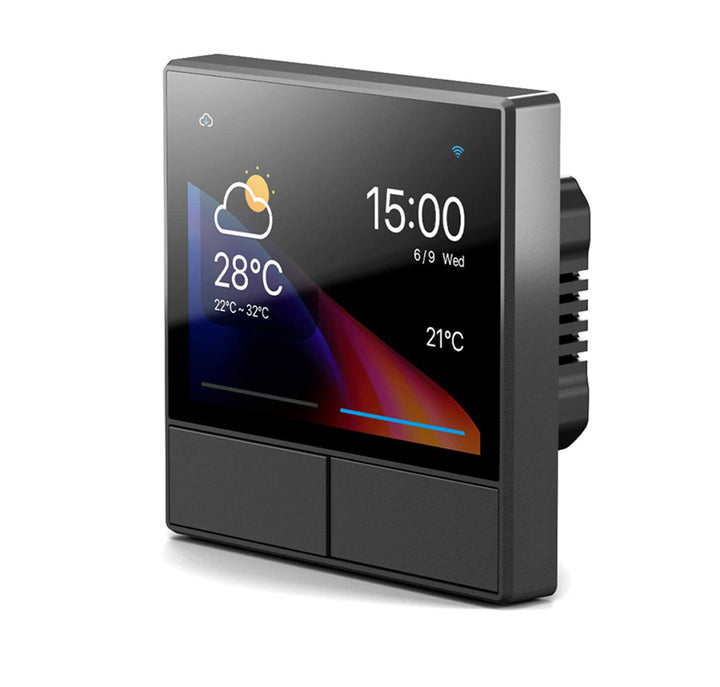 NSPanel Smart Switch - Smart Home, Alexa, Google, eWeLink (EU Schwarz), Eu Schwarz