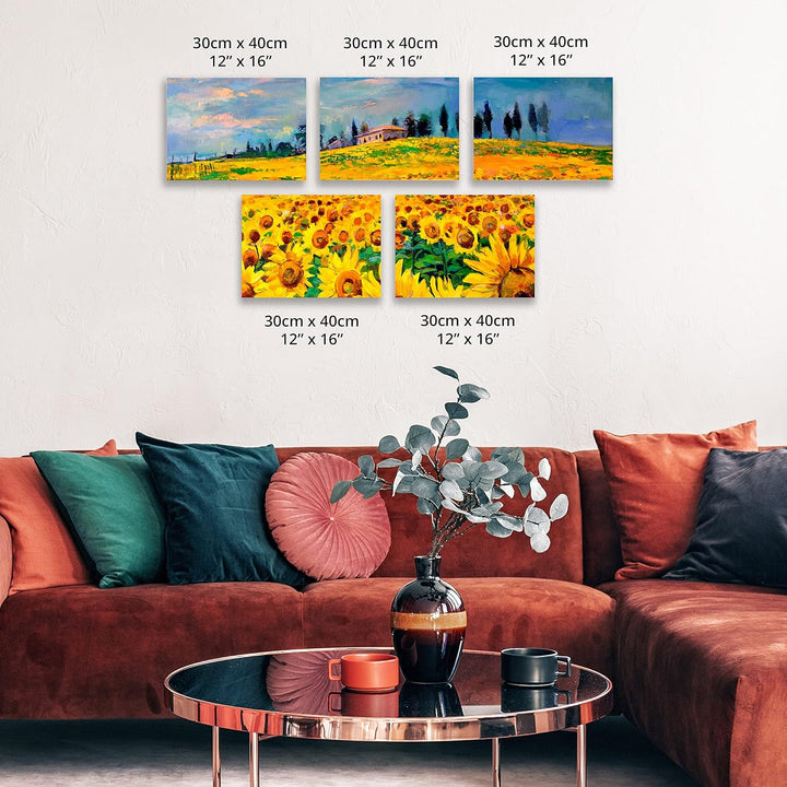 Belle Vous 14 Stk Leere Leinwände zum Bemalen – 30 x 40 cm – Bespannte Leinwand Rahmen – Leinwände f