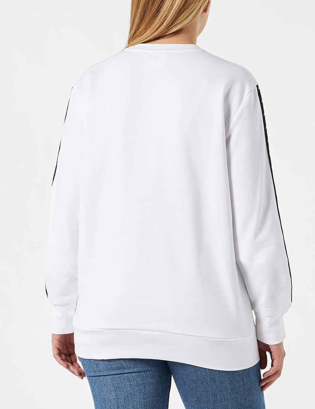Kappa Herren Men, Regular Fit Sweatshirt, Bright White