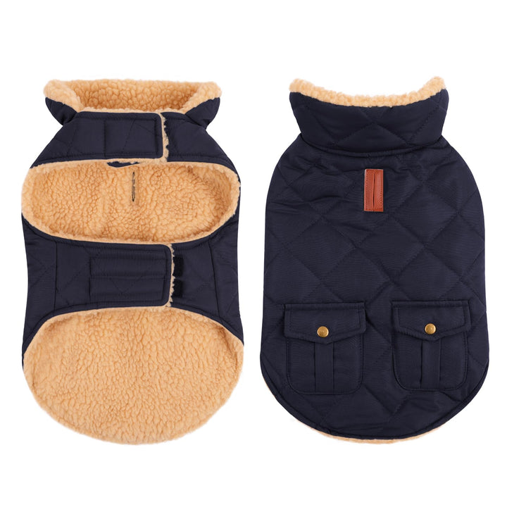 Wintermantel Hundemantel, Warme Winterjacken mit Fleece für Hunde,Hundejacke Hundekleidung Hundepull