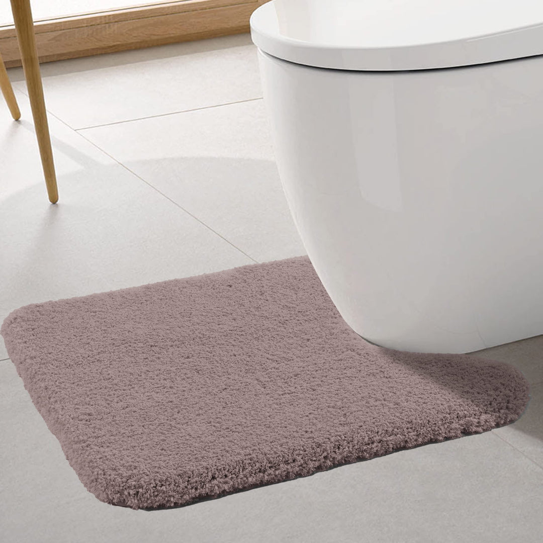 ROLIZOE WC Vorleger mit Ausschnitt Extrem Dicker WC Teppich rutschfest Klovorleger Hochsaugfähige St