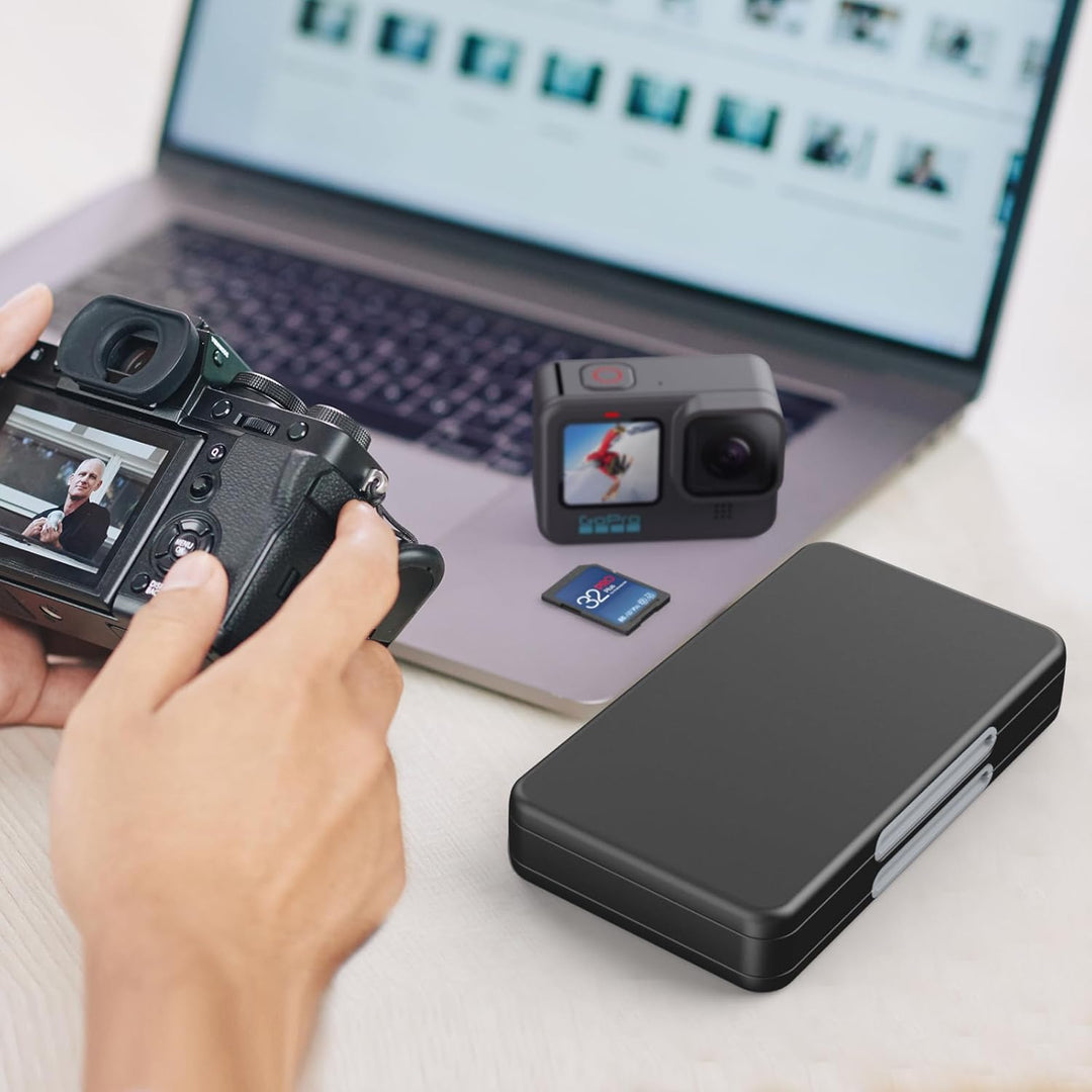 HEIYING Speicherkarten Etui für SD Karten und Micro SD Karten,tragbarer SD SDHC SDXC Micro SD Karten