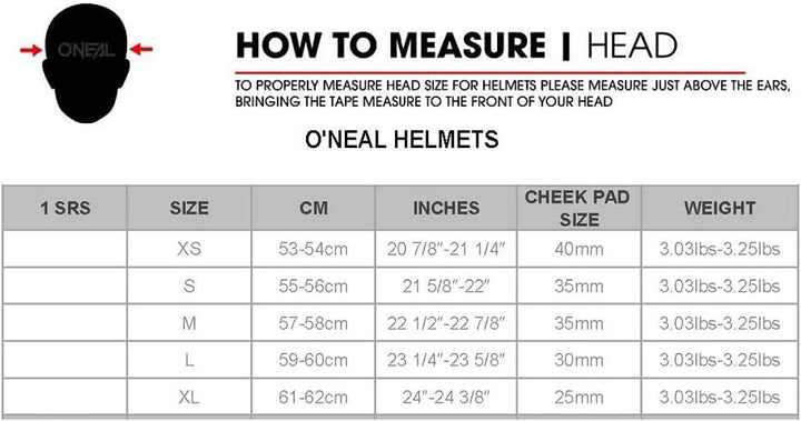 O'NEAL 1srs Helmet Off-Road-Helm S Rot, S Rot