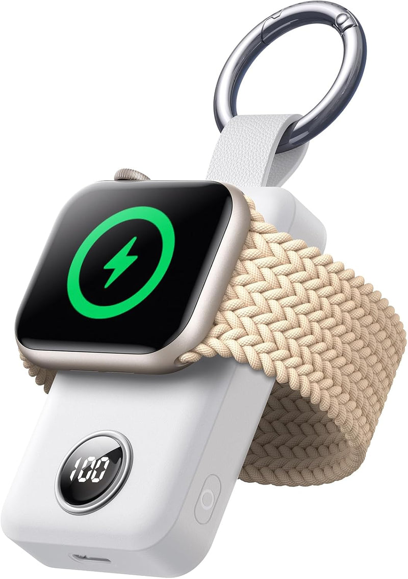 JOYROOM 2000 mAh Kabelloses Ladegerät für Apple Watch-Serie 10/9/8/7/6/5/SE/4/3/2/UItra 2/Ultra, Mag