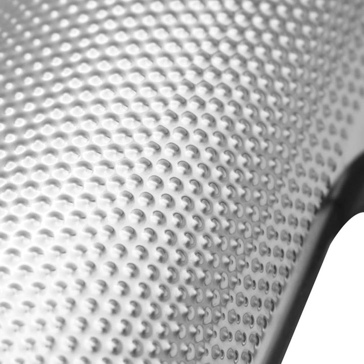 Edelstahl Guiro Halter Metall Guiro mit Schaber, Lateinisches Handschlaginstrument für Musikalisches