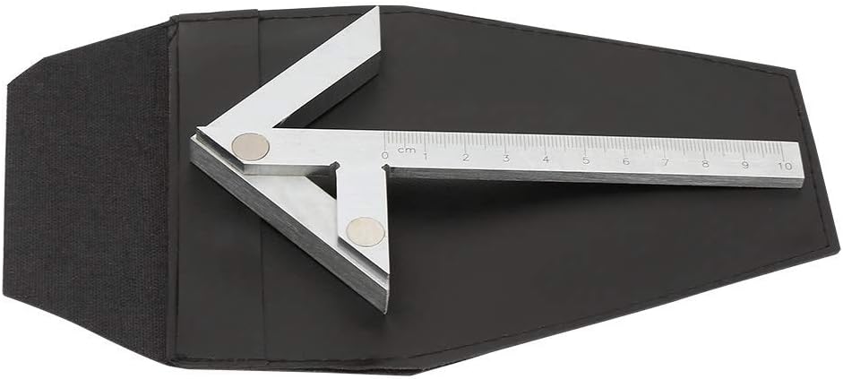 Zentrierwinkel 100 x 70 mm industrielle Präzisions Mittellehre zentrierlehre, Mittenfinder Zentrumsf