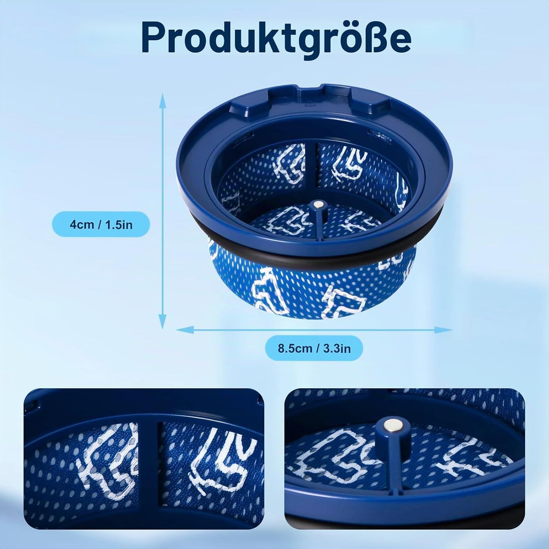 HEPA Filter Zubehör für Samsung Bespoke Jet Al UItra VS28C9762UK/AA, VS35D9762UK/AA, VS28C9760UG/AA,