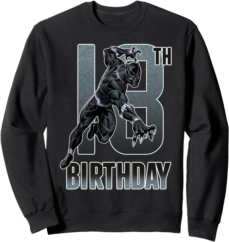 Marvel Black Panther 18th Birthday Sweatshirt
