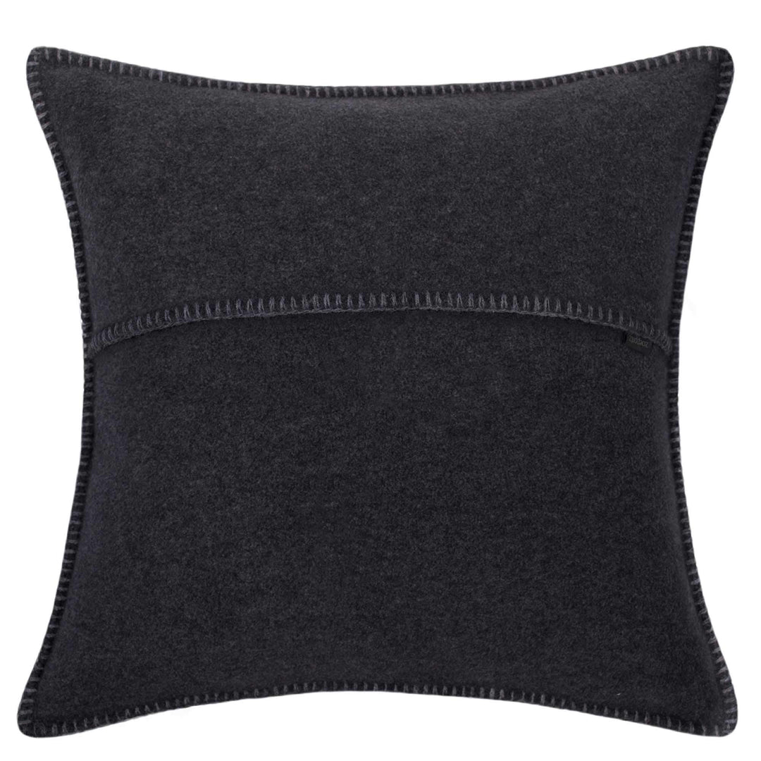 Soft-Fleece-Kissenbezug – Polarfleece mit Häkelstich – weiche, hochwertige Sofa-Kissenhülle – 50x50