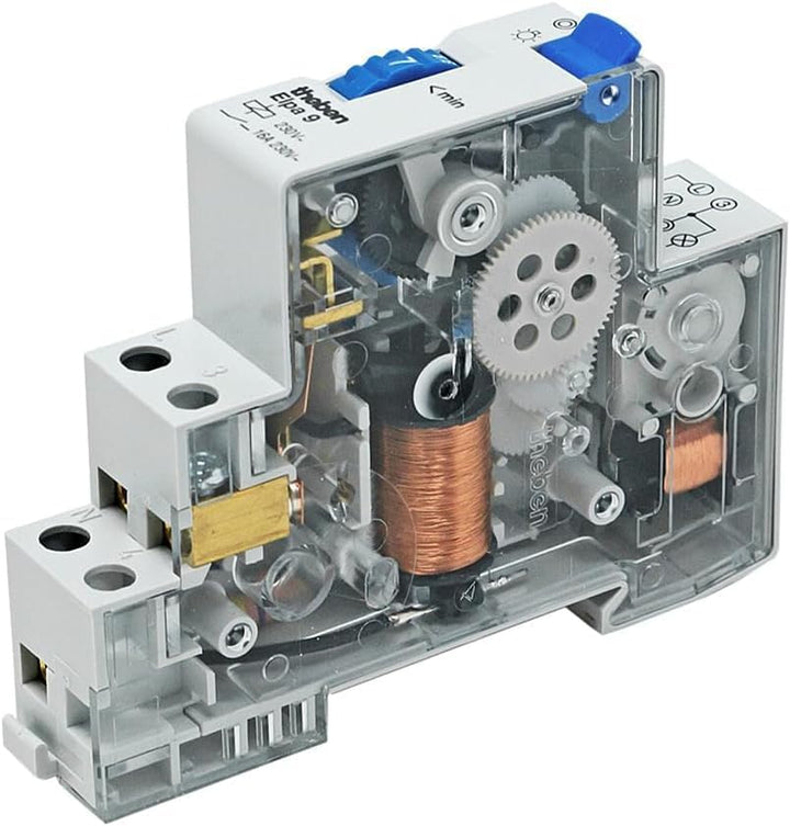 Theben 0090001 ELPA 9 - Elektromechanischer Treppenlicht-Zeitschalter, Treppenhauslichtschalter, Tre