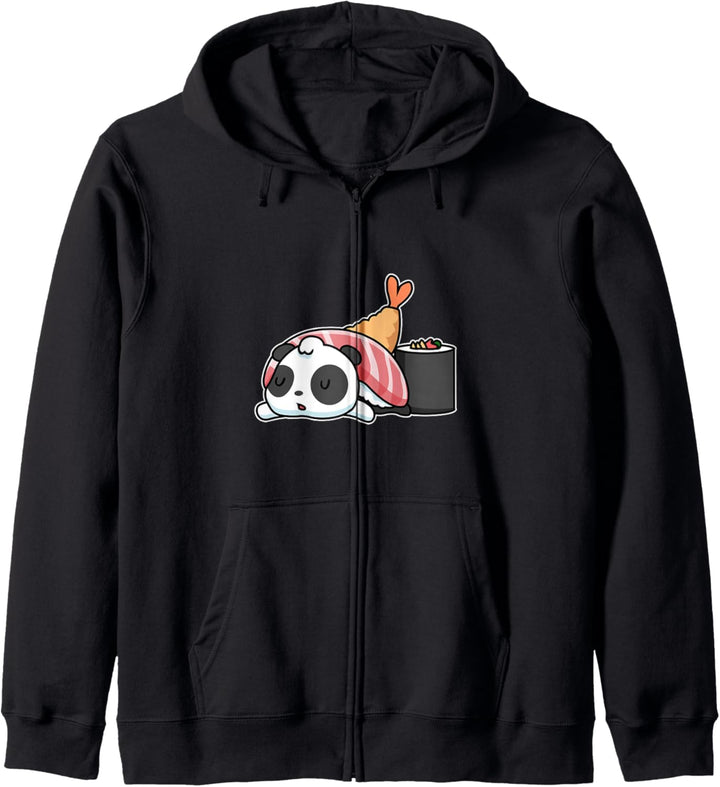 Sushi Anime I Pandabär I Kawaii Sushi Kawaii Panda Kapuzenjacke