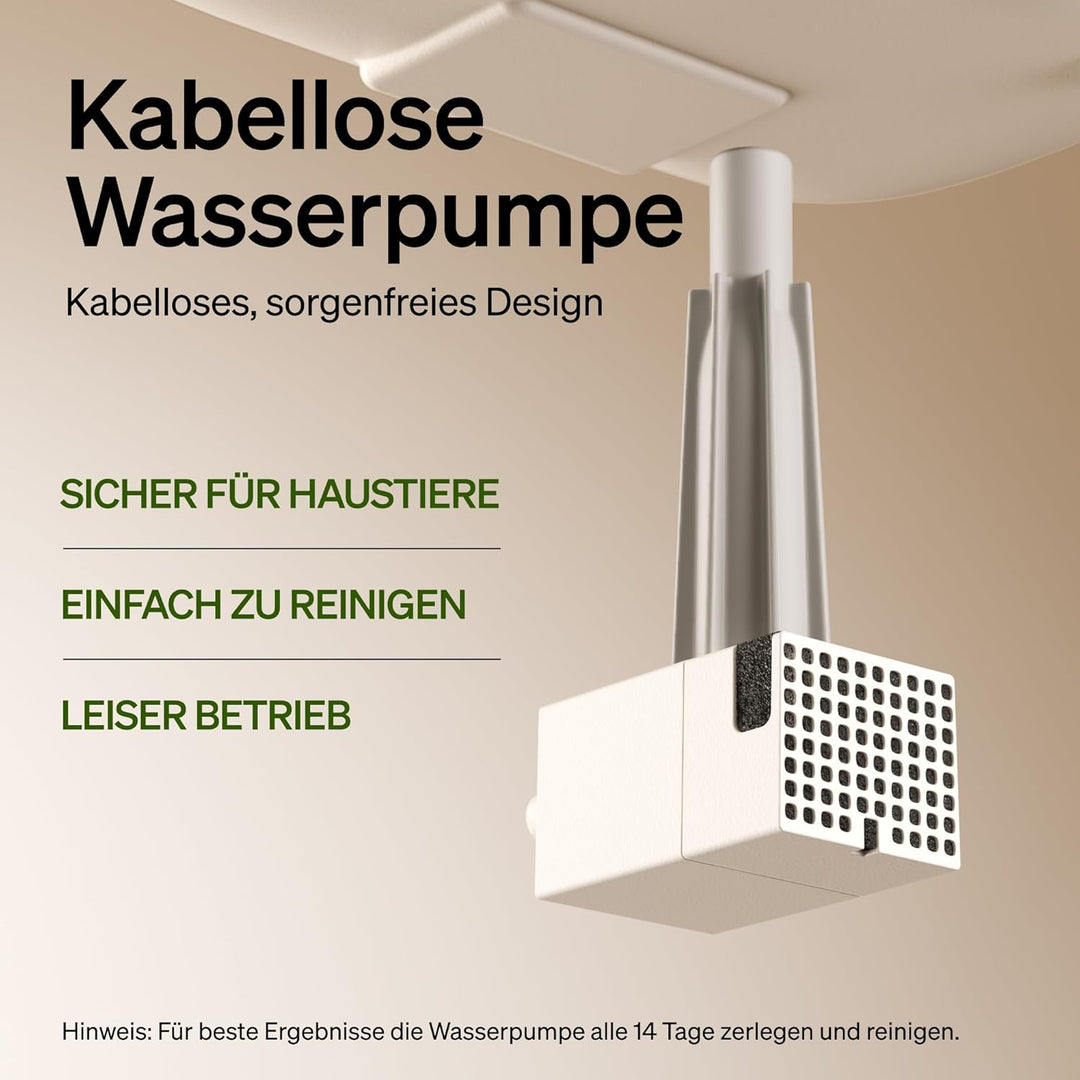 PETLIBRO Katzenbrunnen Kabellos mit Bewegungsmelder, Einfache Reinigung, Nr.1 Dockstream Trinkbrunne