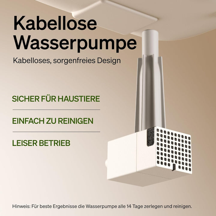 PETLIBRO Katzenbrunnen Kabellos mit Bewegungsmelder, Einfache Reinigung, Nr.1 Dockstream Trinkbrunne