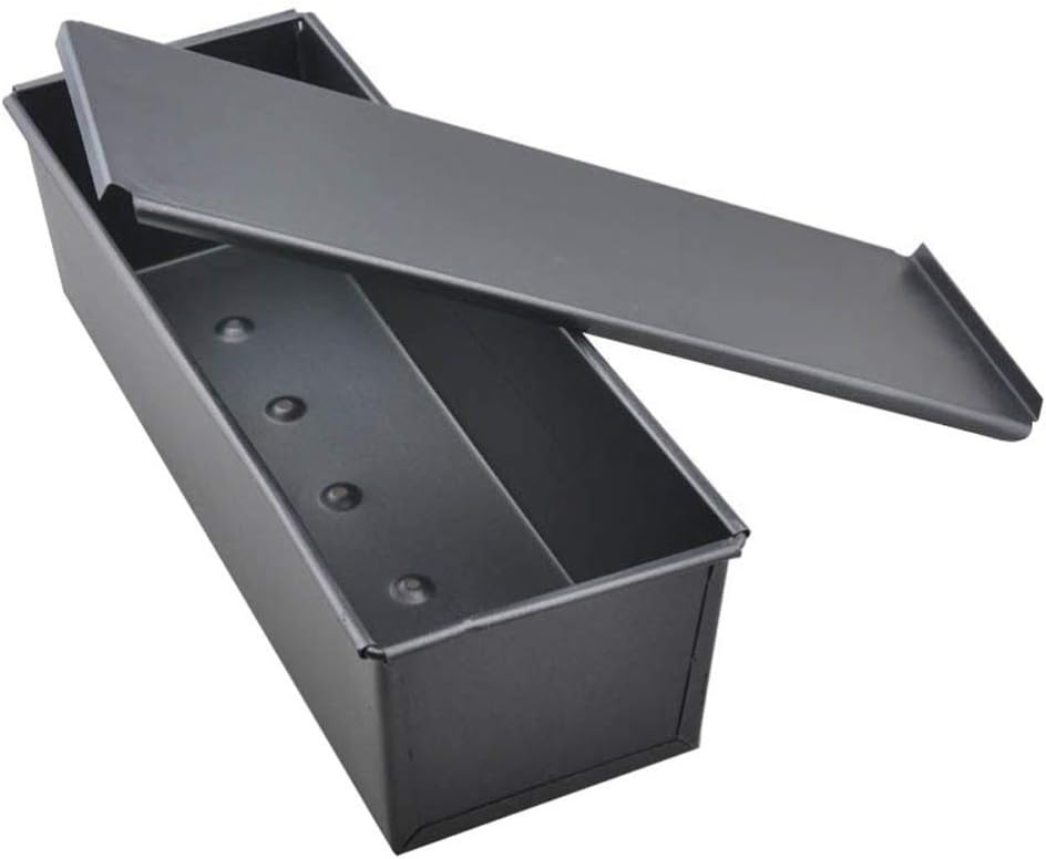 HEMOTON Rechteckige Kastenform Brotbackform Königskuchenform Toast Backform mit Deckel Antihaft Kuch