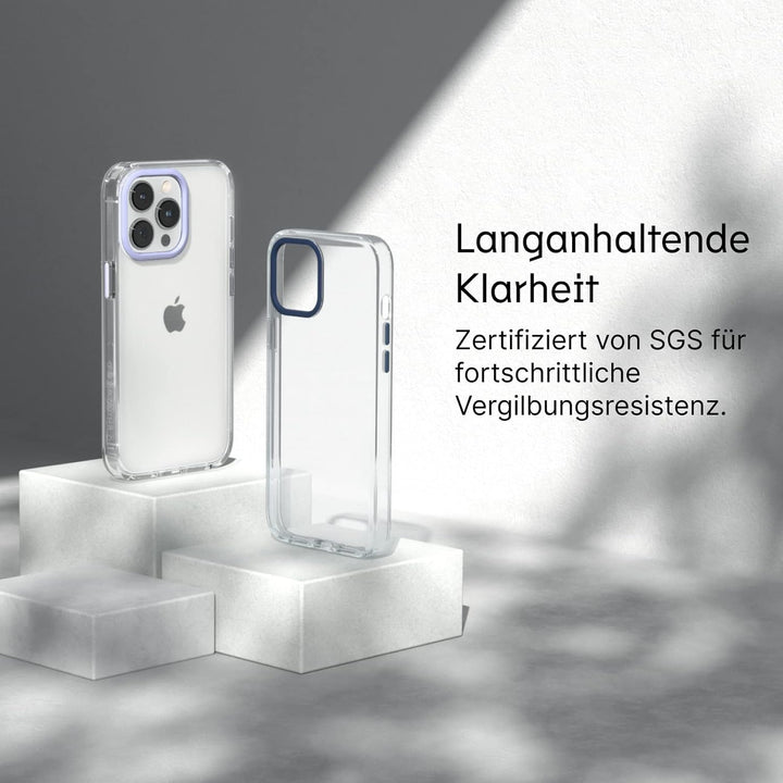 RhinoShield Crystal Clear Case kompatibel mit [iPhone 13 Pro Max] | Fortschrittliche Vergilbungsresi