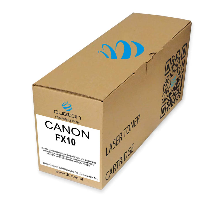 duston FX10, 0263B002 Schwarz Toner kompatibel zu Canon FAX L100 L120 L140 L160 LBP-4690 MF4010 MF41