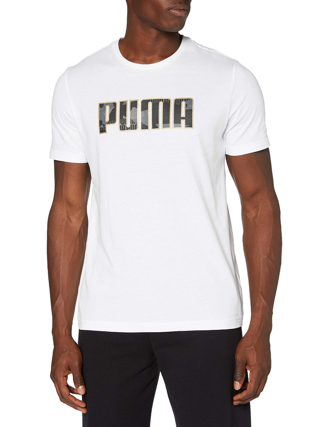 PUMA Herren Metallic Nights Graphic Tee Unterhemd L Schwarz, L Schwarz