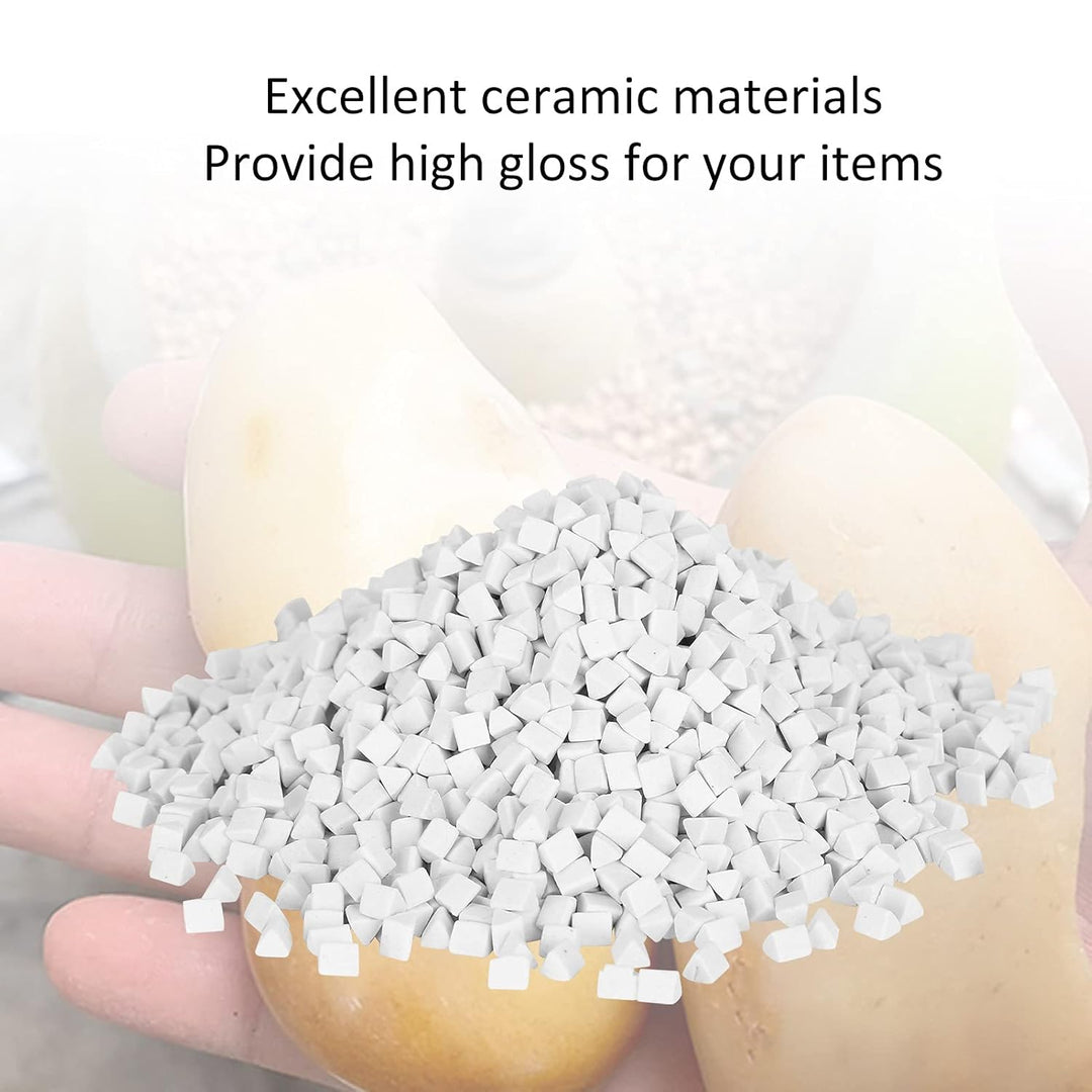4mm Keramik Schleif,500g Polierkeramik Dreieck Keramische Füllmedien Keramisches Dreikant Schleifmit