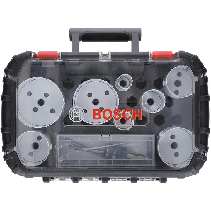 Bosch Professional 11 tlg. Lochsäge Progressor for Wood & Metal Set Elektriker (für Holz und Metall,
