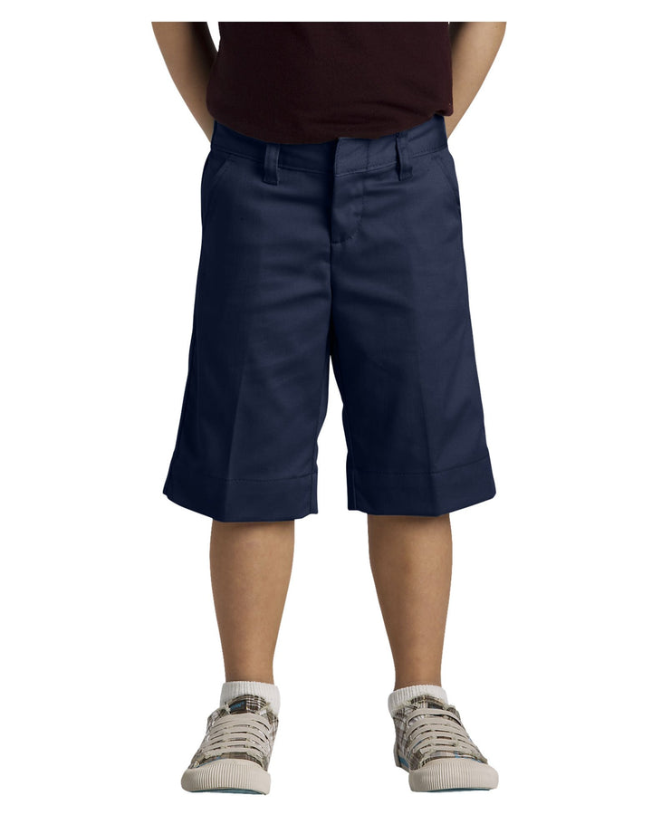 Dickies - - Mädchen KR5514 Stretch Bermunda Shorts, 8, Dark Navy