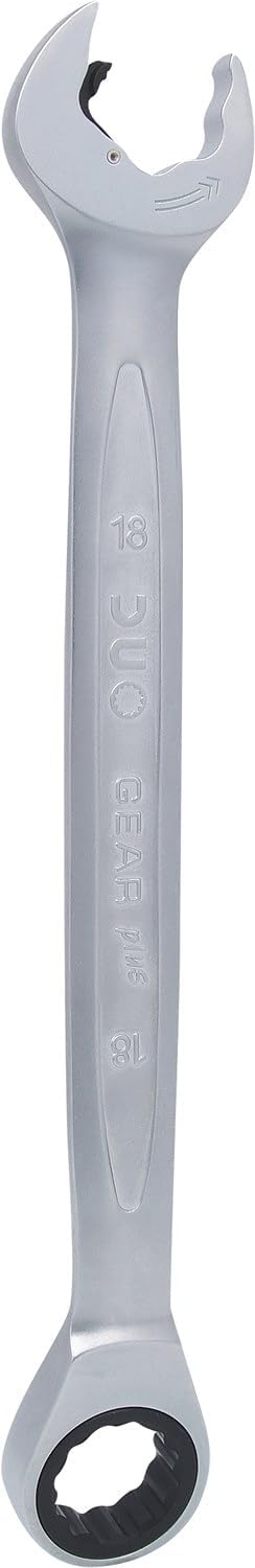 KS Tools 503.5918 DUO GEARplus Ringmaulschlüssel,Maul-Ratschenfunktion 18mm, umschaltbar, 18mm