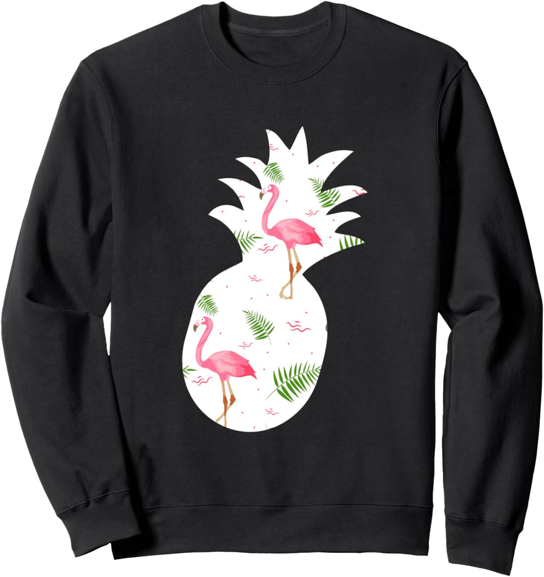 Flamingo Ananas Party Sommerurlaub Sweatshirt