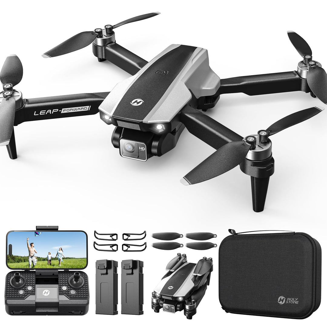Holy Stone HS200P Drohne mit Kamera 1080P für Anfänger&amp;Kinder | 2 Akkus, 360° Flip, Headless Mode, H