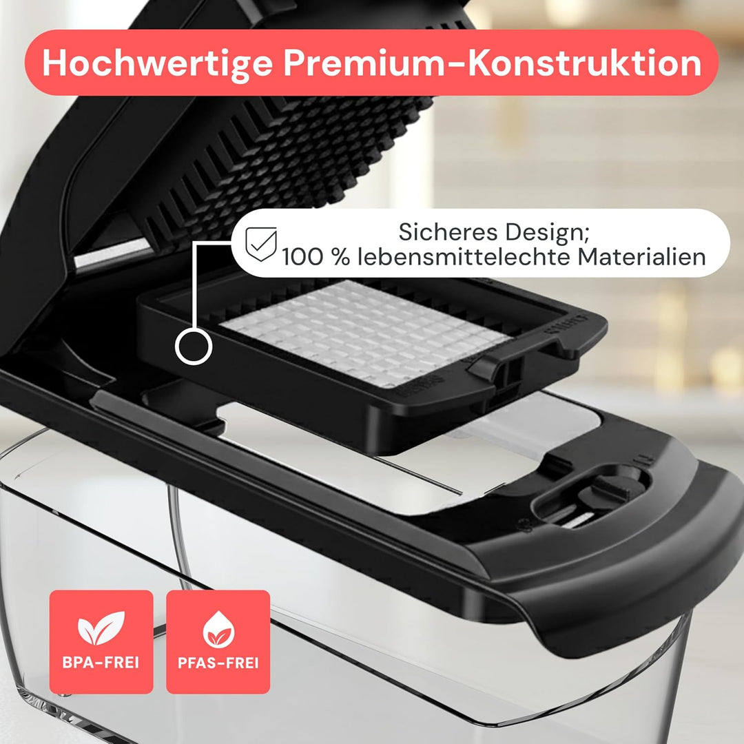 Gemüseschneider Spiralschneider Gemüsehobel - Gemüse Schneider Zwiebelschneider Kartoffelschneider O