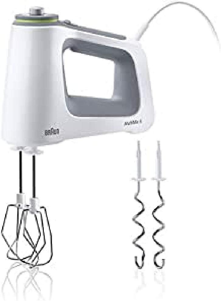 Braun Household HM5100WH Handmixer, Weiss/Grau Single, Single
