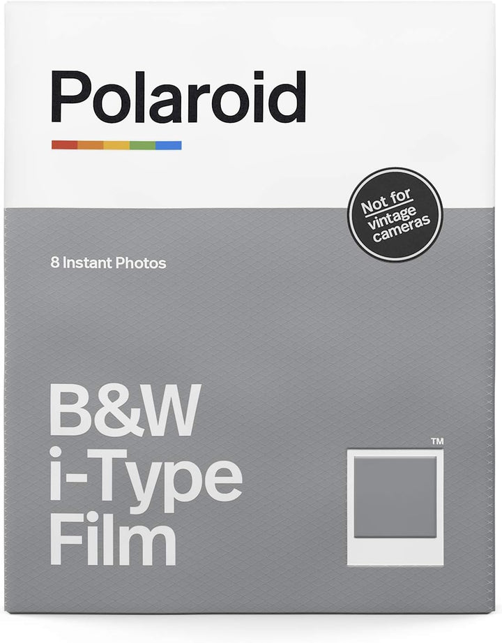 Polaroid – 6009 – Sofortbild-Farbfilm Typ I – Einzelpackung – 16 Fotos & Polaroid B&W Film für i-Typ