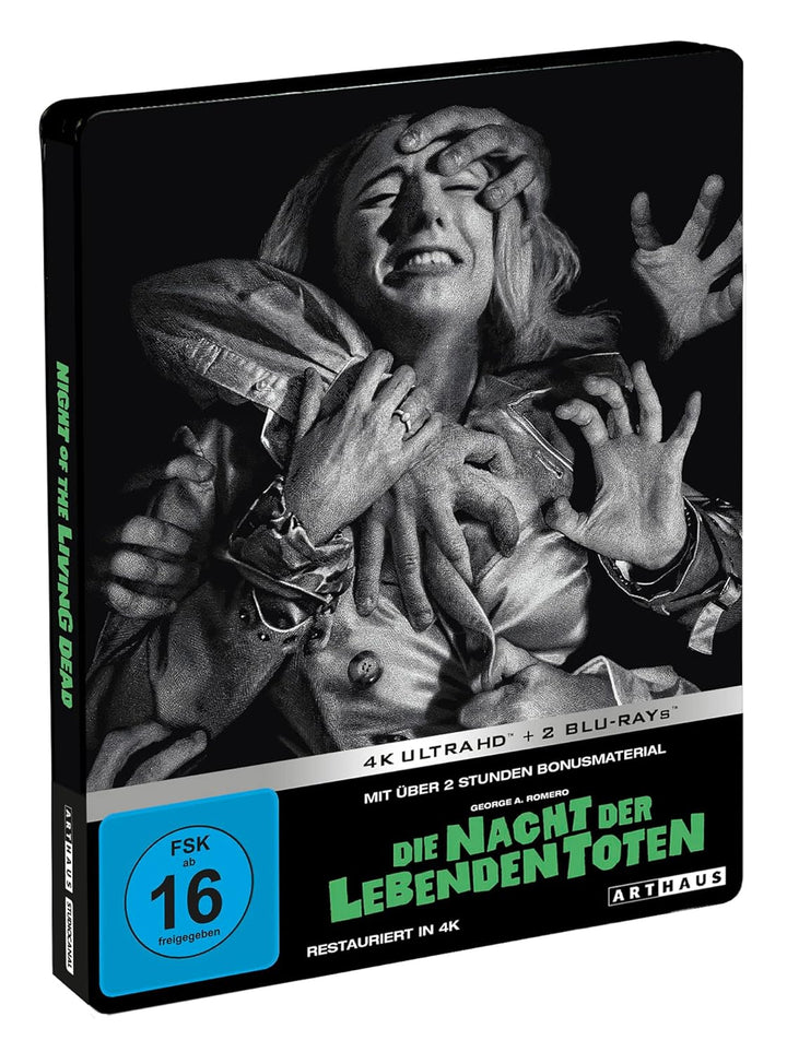 Die Nacht der lebenden Toten - Limited Steelbook Edition (4K Ultra HD + 2 Blu-rays), 4K