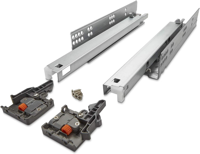 SOTECH 1 Paar FullSlide Vollauszüge UV2-35-K1D-L250-SC für Holzschublade 250 mm Schubladenauszüge be