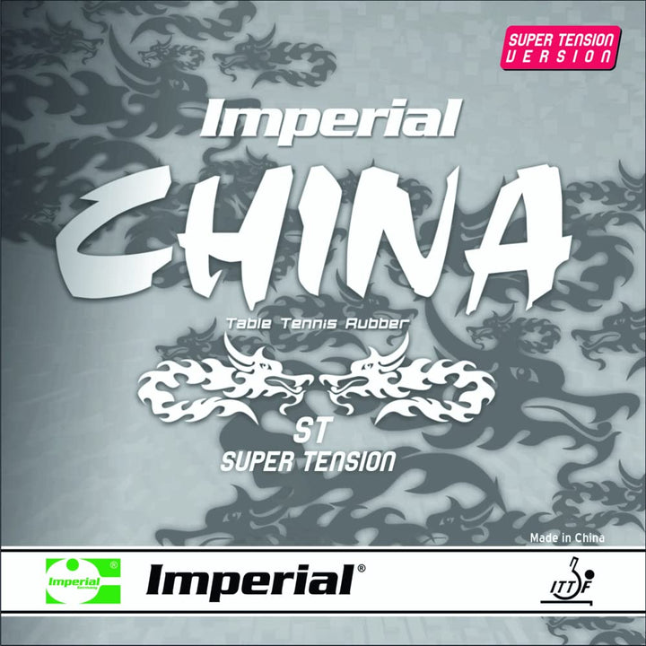 Imperial China ST Super Tension | Offensiv Tischtennisbelag | Noppen innen | Wettkampf &amp; Training |