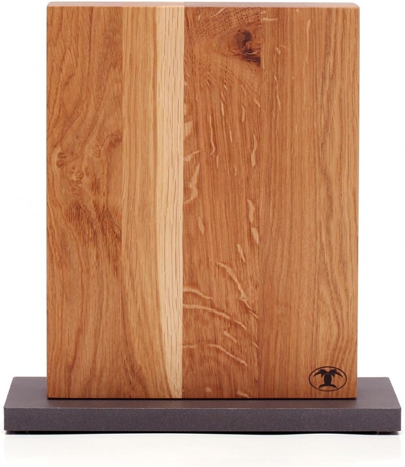 Blockwerk Magnetblock für 8 Messer, Eiche, anthrazit