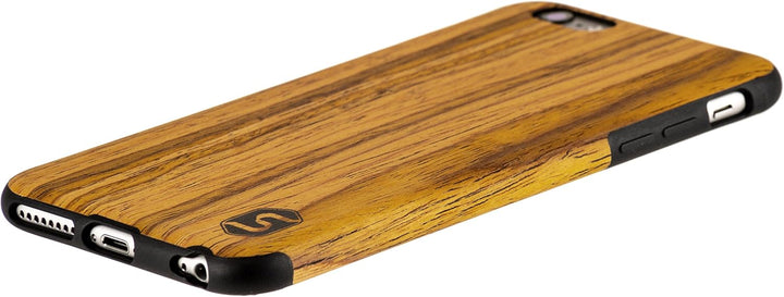 Sebastian Sturm Handyhülle Maxi | Hergestellt aus echtem Holz Teak in Einer TPU-Hülle | Kompatibel m