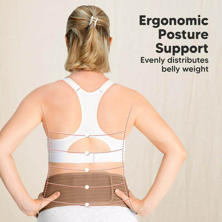 KeaBabies Bauchgurt Schwangerschaft - Weicher und atmungsaktiver schwangerschaftsgürtel - Bauchband