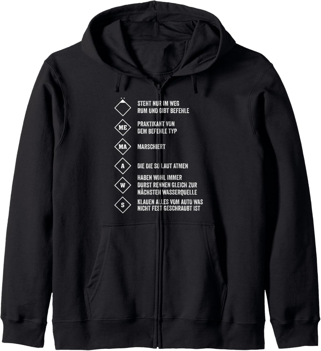 Feuerwehr lustige Löschgruppe Feuerwehrmann Kapuzenjacke