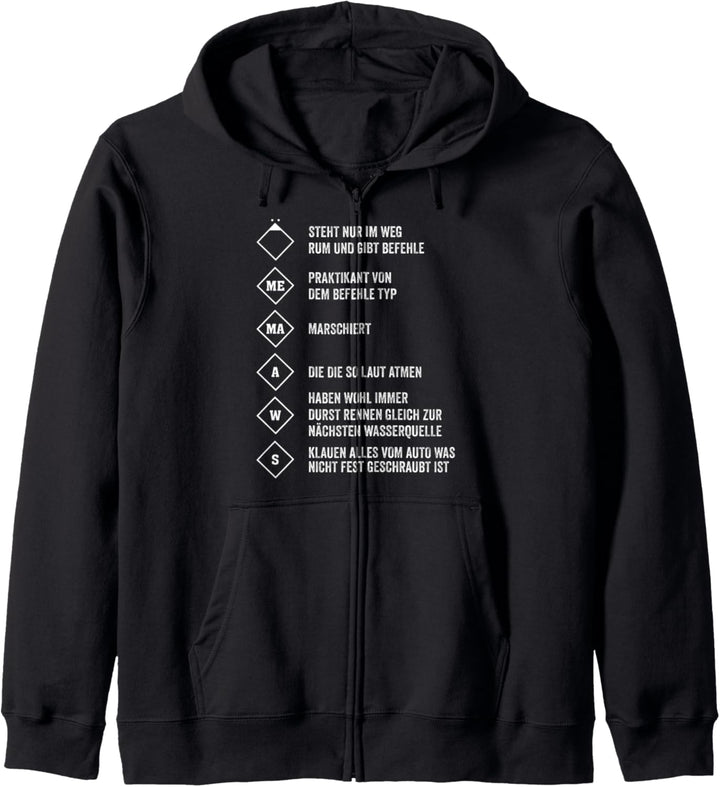 Feuerwehr lustige Löschgruppe Feuerwehrmann Kapuzenjacke