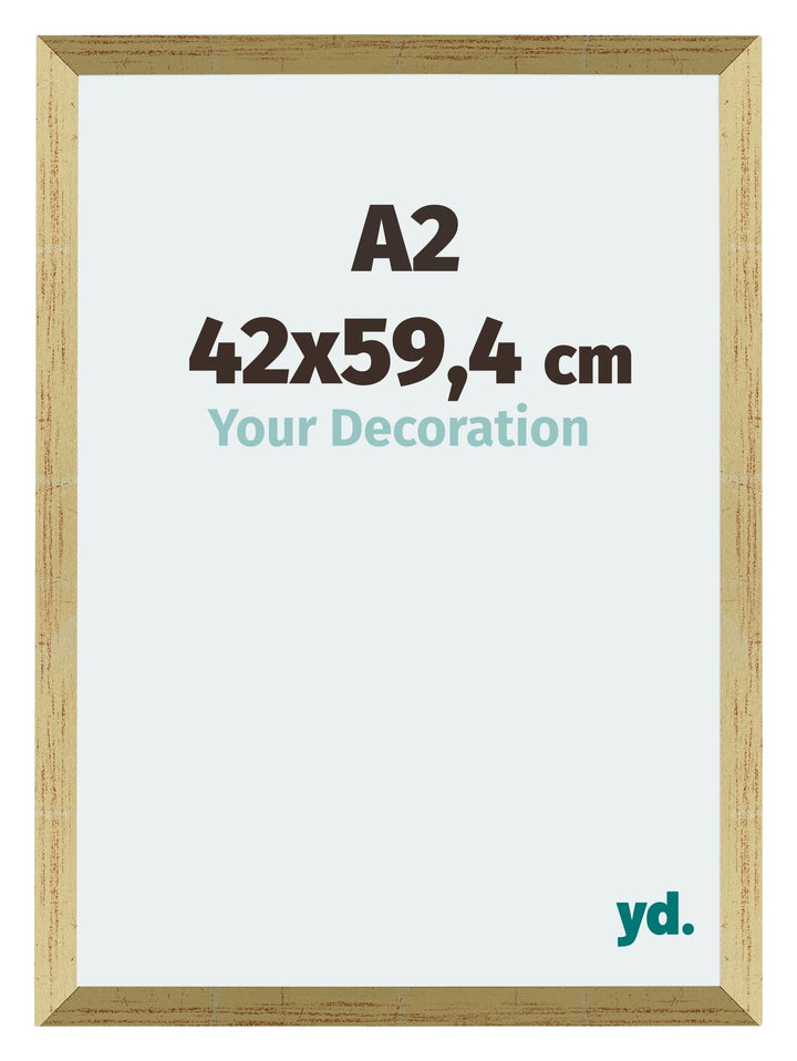 yd. Your Decoration - Bilderrahmen DIN A2 42x59,4 cm - Bilderrahmen aus MDF mit Acrylglas - Antirefl