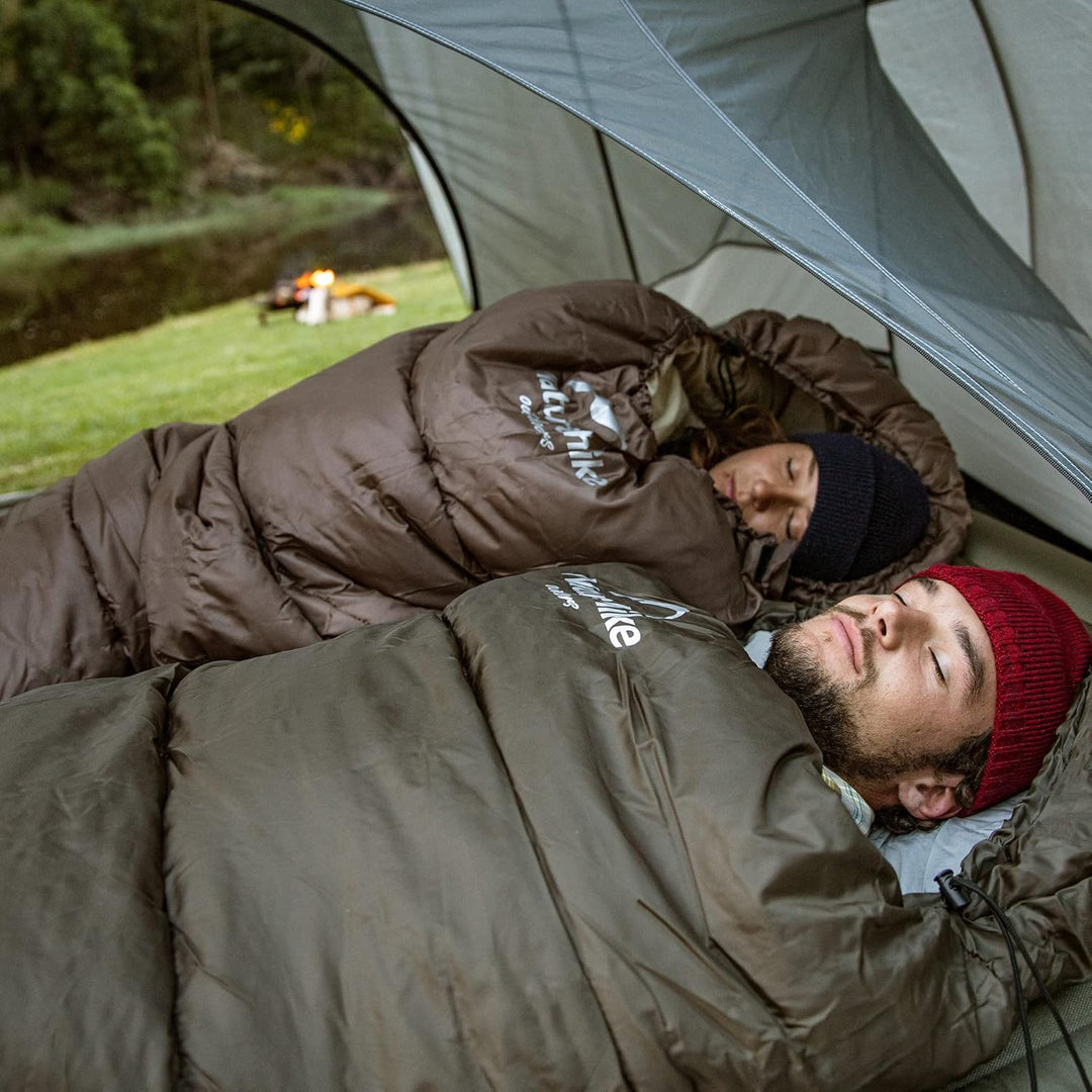 Naturehike Schlafsack mit Kapuze Deckenschlafsack für Camping, Leicht & Bequem, Ideal für Outdoor-Ab