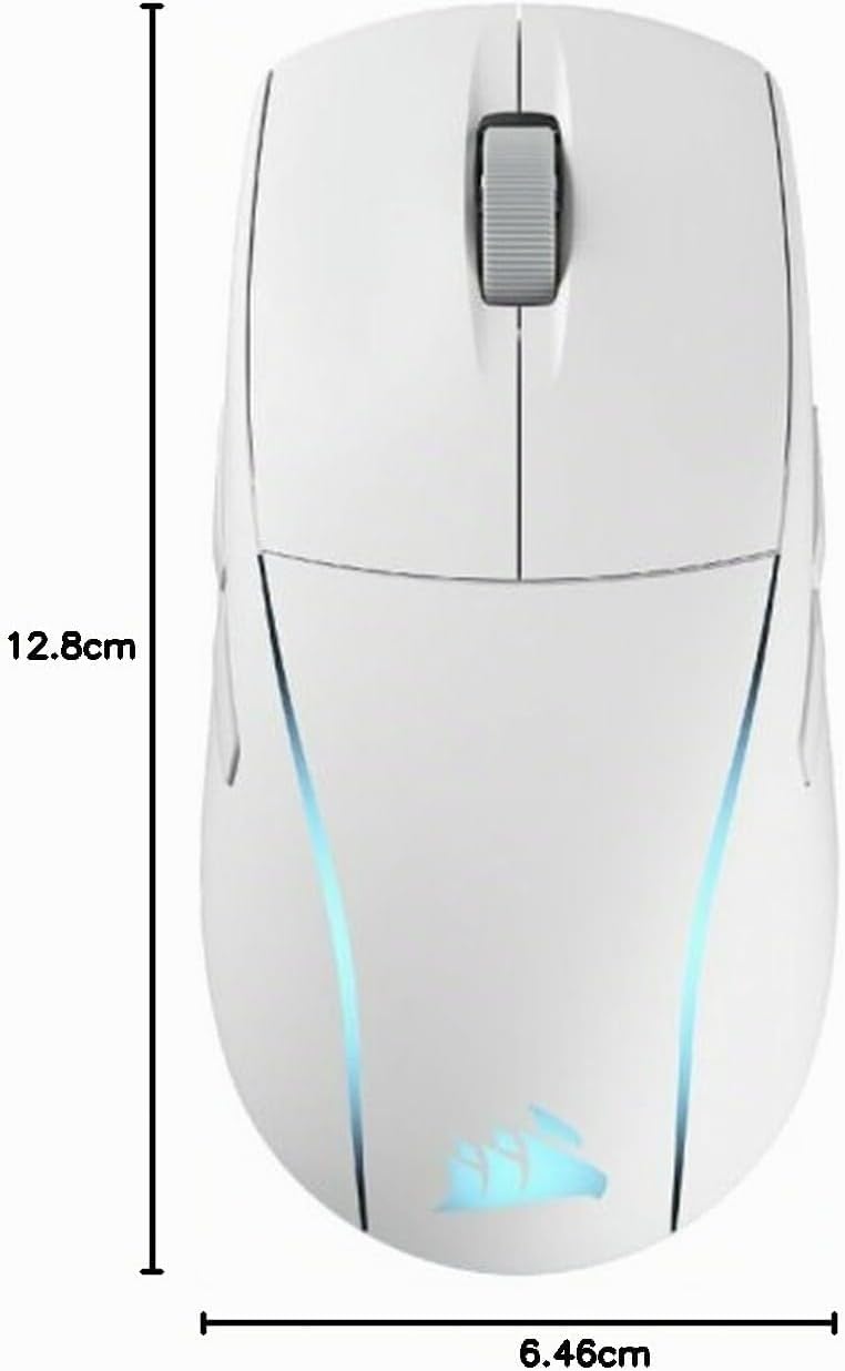 Corsair M75 Wireless RGB Leichte FPS Gaming-Maus – 26.000 DPI – Austauschbare Seitentasten – iCUE-Ko